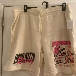 Hello Kitty Cream Ribbed Shorts New Size3XL (48/50) Hello kitty, racing, fun